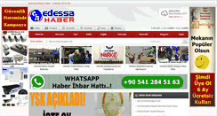 Desktop Screenshot of edessahaber.com